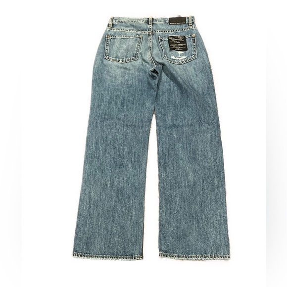 MODERN AMERICAN Jackson The Dad Jean High Rise Relaxed Leg Sz 26 Fidelity Denim - Picture 2 of 11